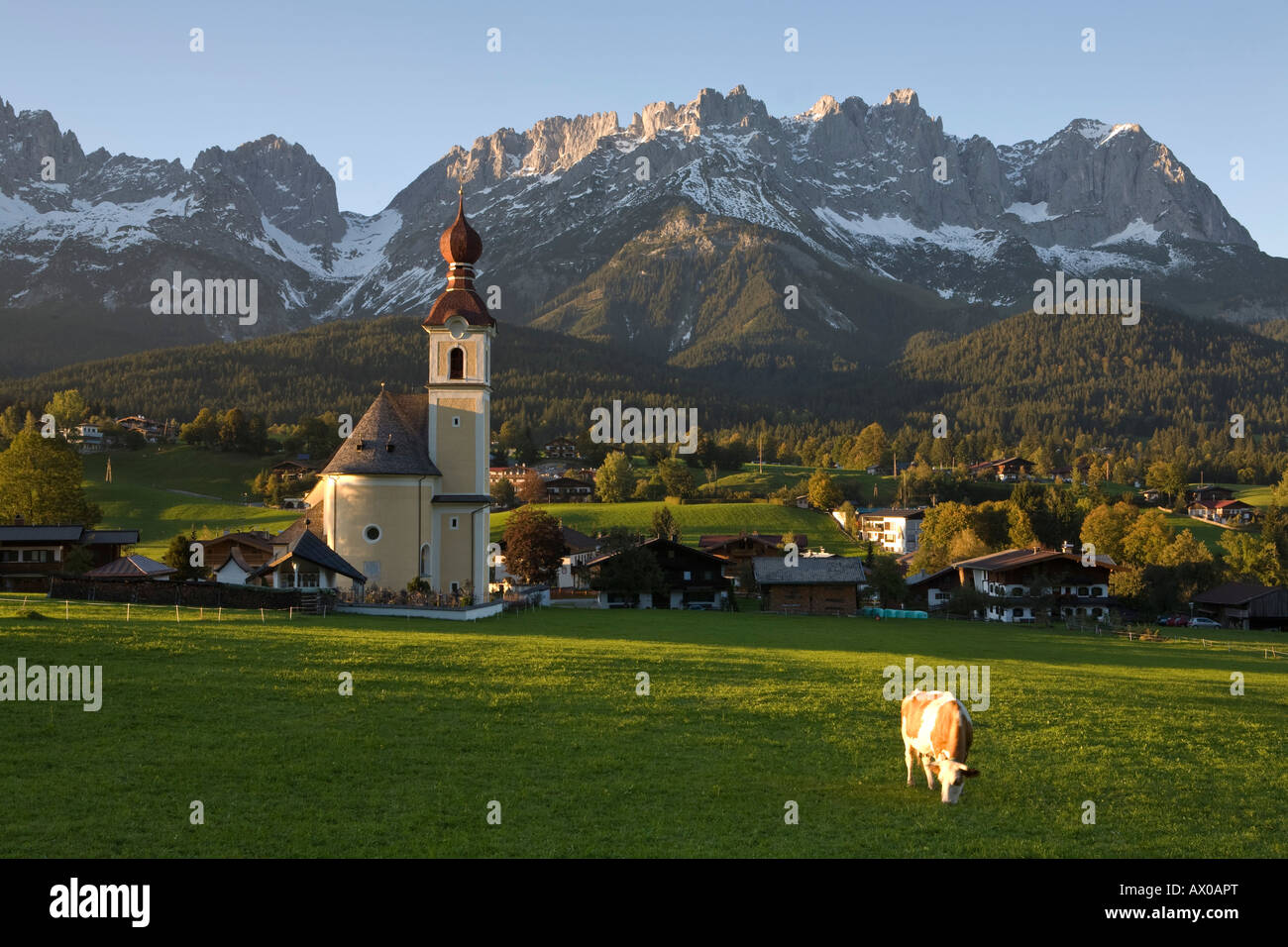 Going Wilder Kaiser Mountains Tirol Austria Stock Photo Alamy