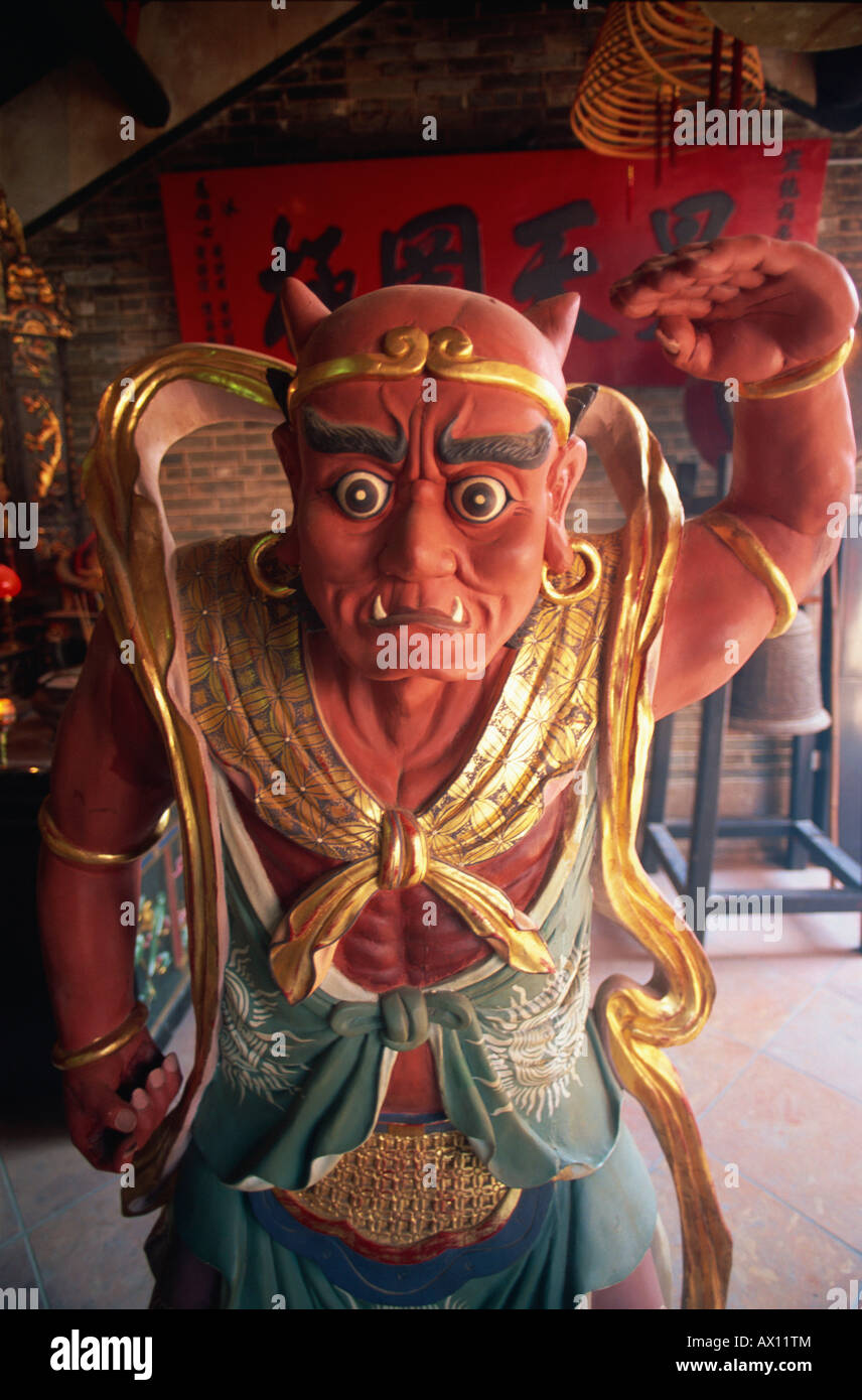 China Hong Kong Cheung Chau Island Taoist Statue In Pak Tai Temple