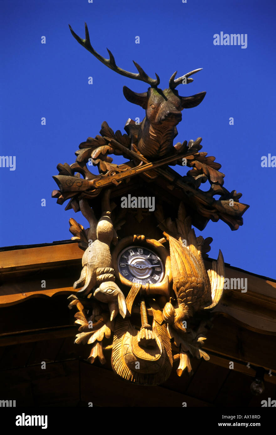 Cuckoo Clock, Triberg, Black Forest, Germany Stock Photo, Royalty Free