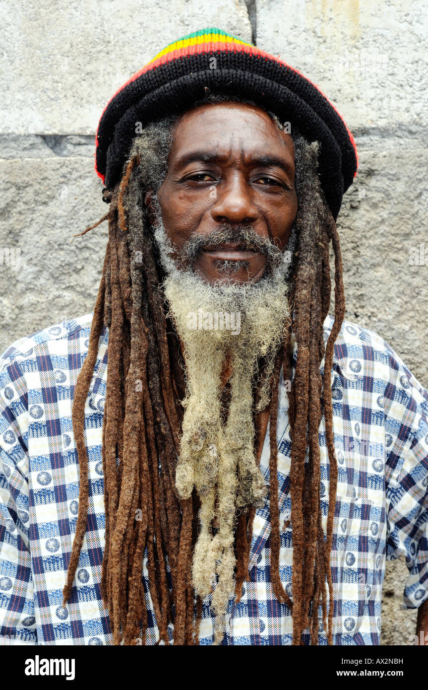 Jamaican Rastafarian Man Stock Photo Royalty Free Image Alamy