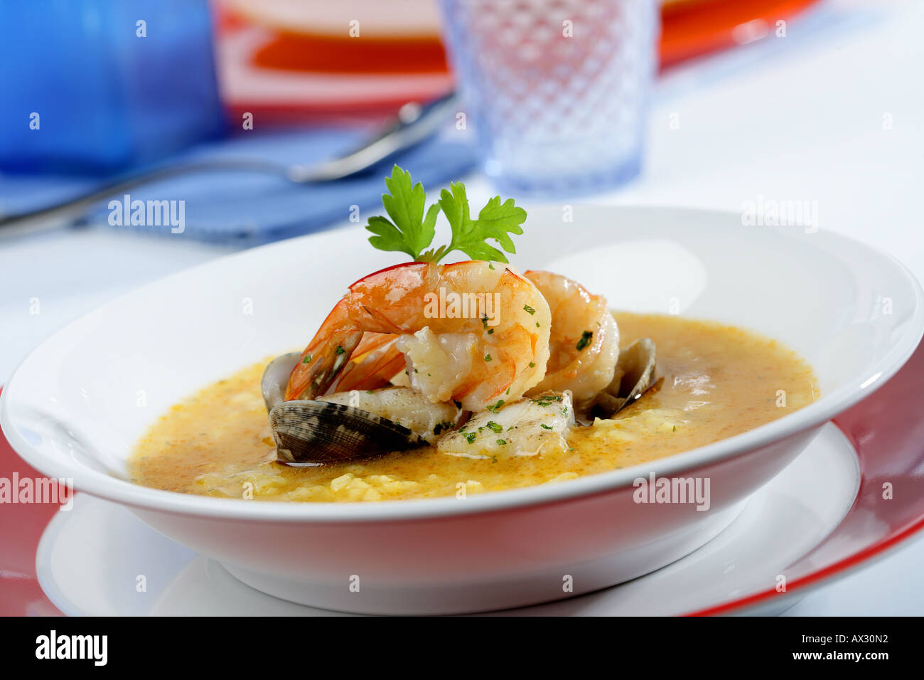 Fish and seafood soup Stock Photo, Royalty Free Image: 9549649 - Alamy