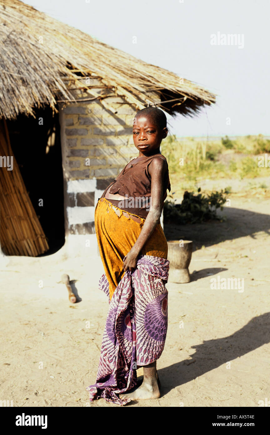 Pregnant African Teen Tribe Girls