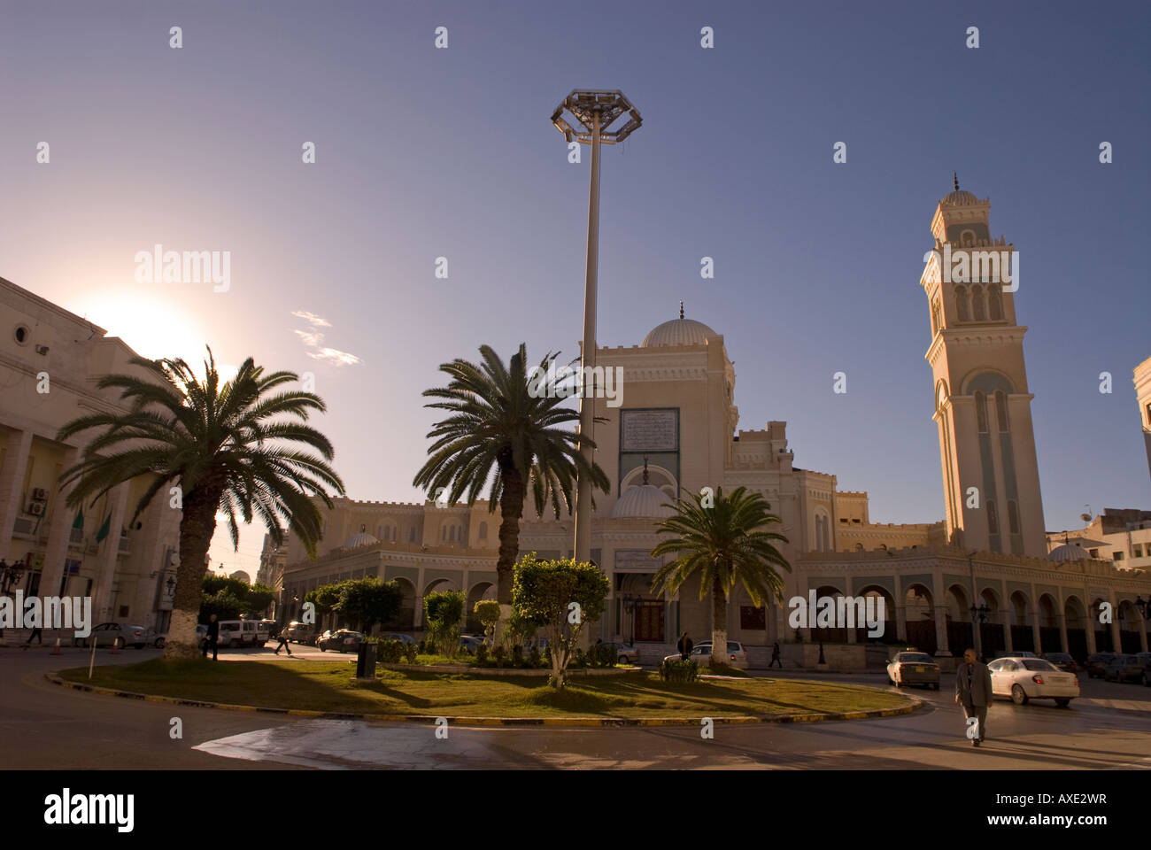 Masjed Jamal Abdel Nasser Mosque Tripoli Libya Stock Photo, Royalty