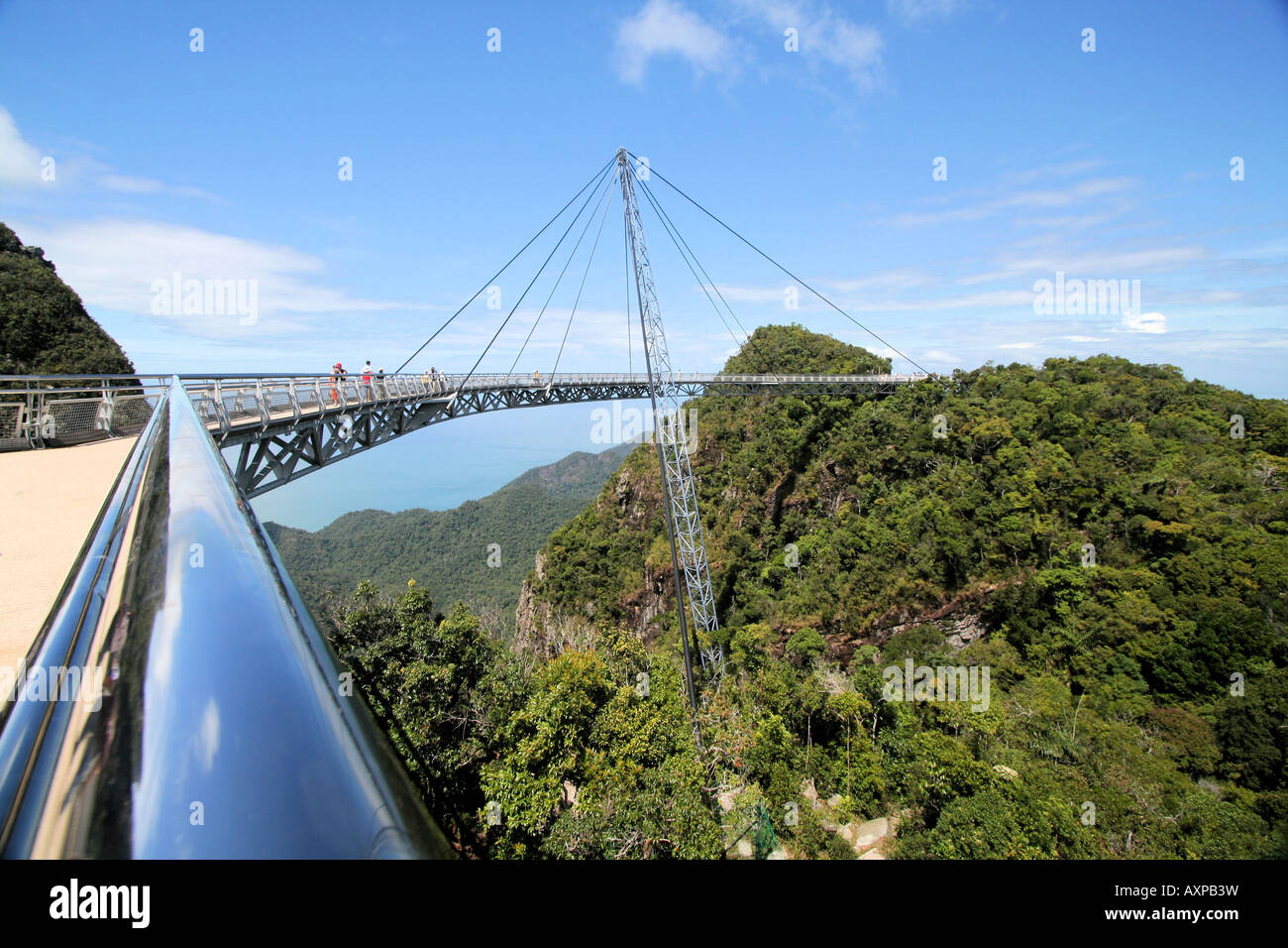 Langkawi Suspension Bridge Stock Photo Alamy