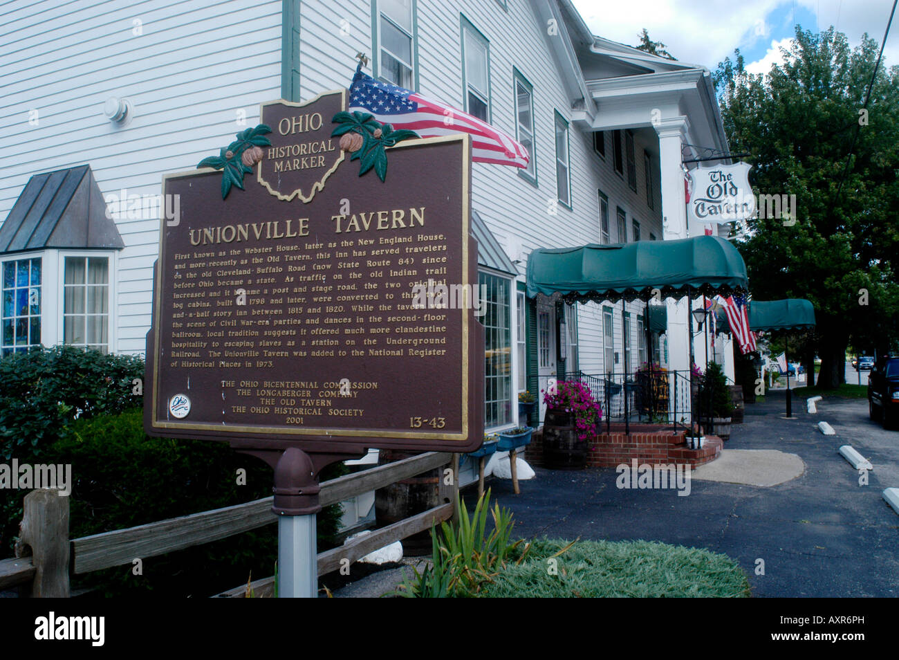 underground railroad tunnel Unionville Tavern Stock Photo, Royalty Free