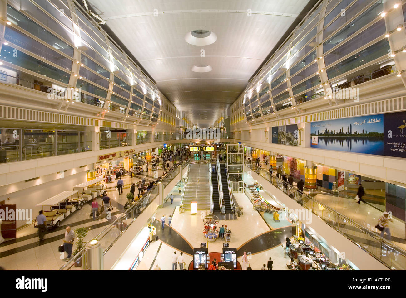 Dubai International Airport Dubai United Arab Emirates terminal palm