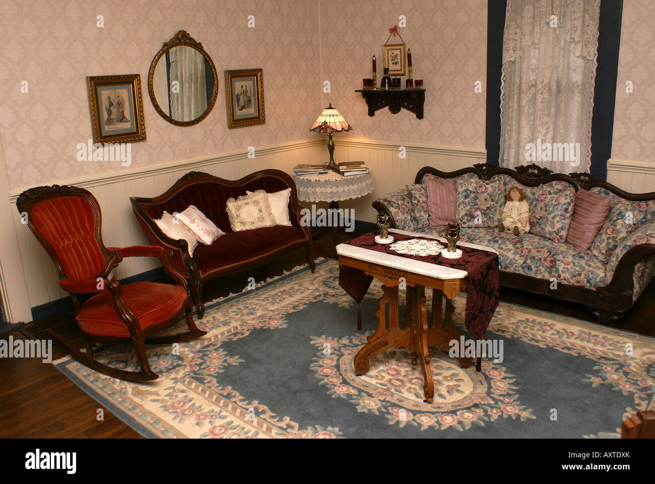Old Fashioned Living Room Stock Photo Royalty Free Image