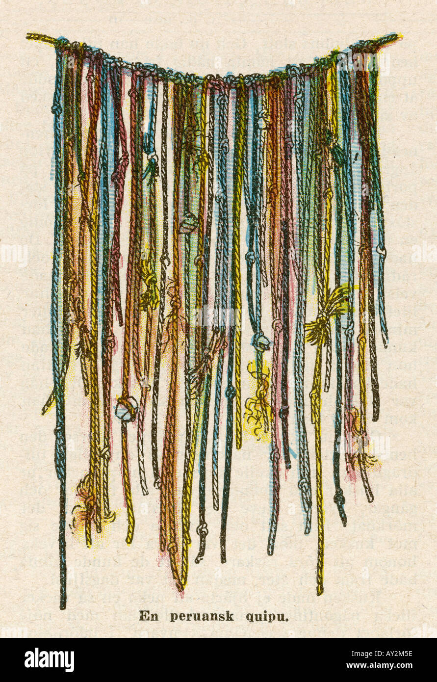 Quipu Stock Photo 5540957 Alamy