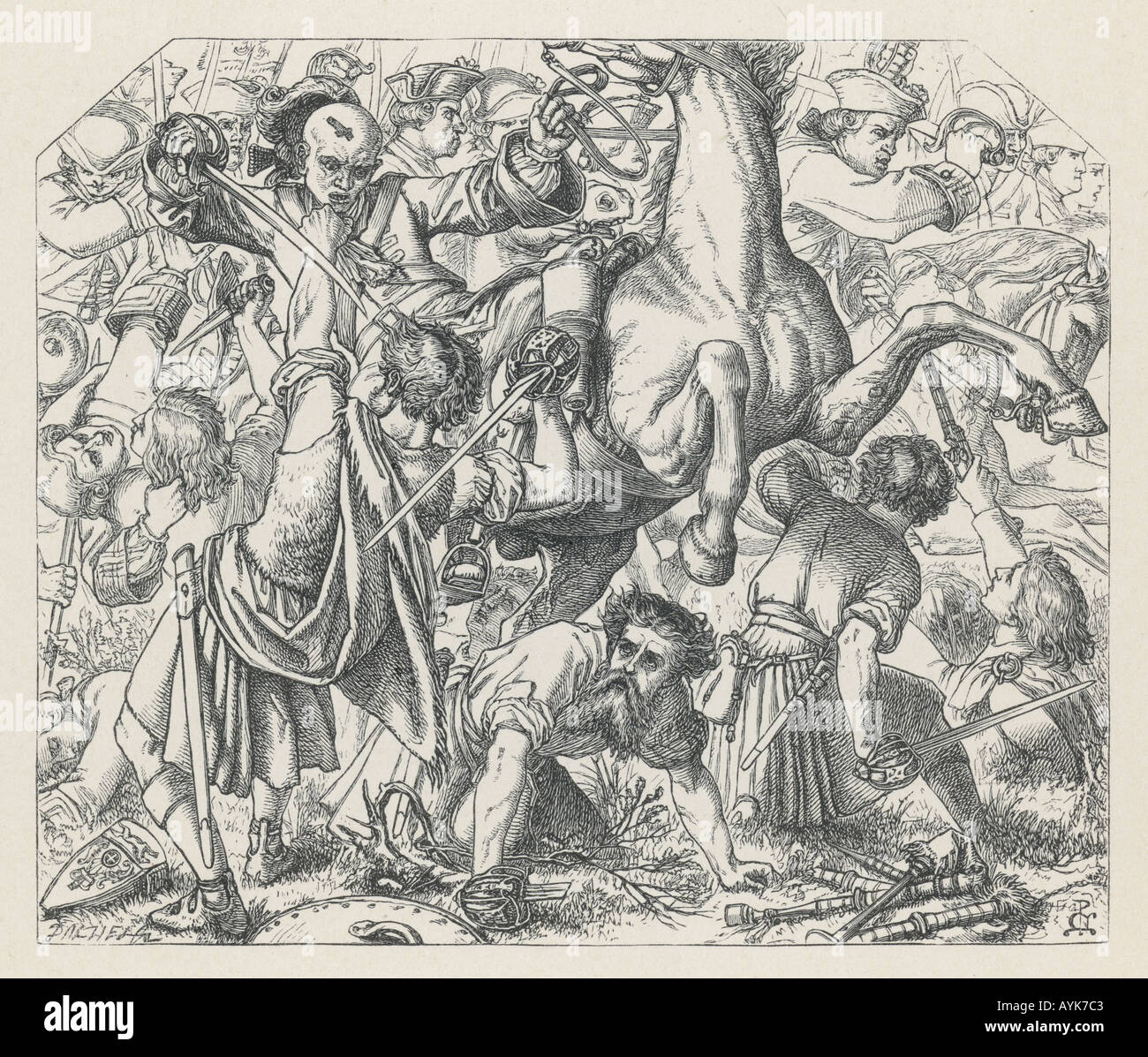 Battle Of Culloden Stock Photo, Royalty Free Image 3176386 Alamy