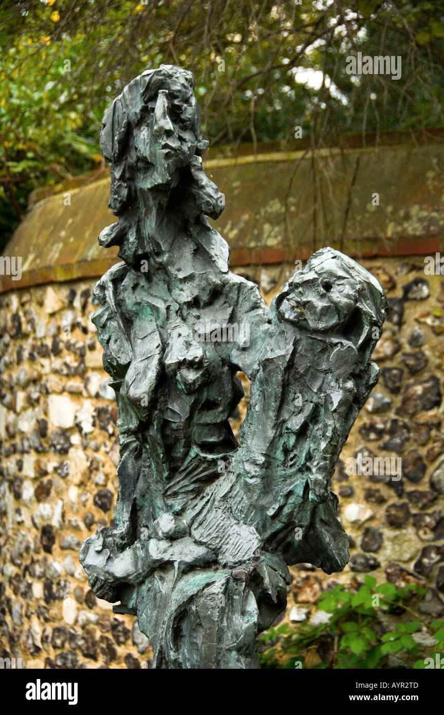 Norwich Cathedral Sculpture Stock Photo, Royalty Free Image 9808140