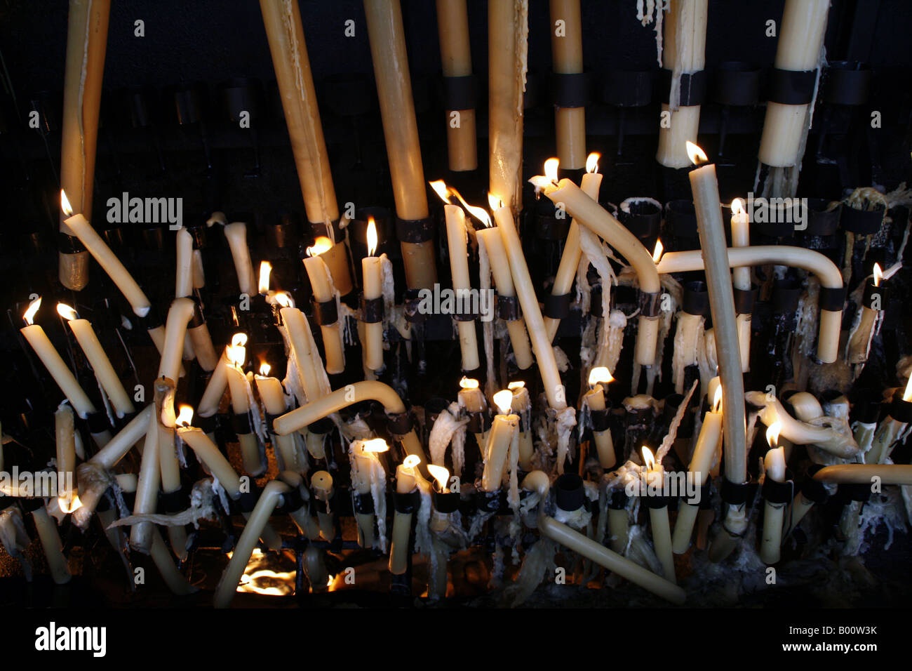 Candle Shrine of Our Lady of Fatima, Portugal Stock Photo, Royalty Free Image 17230071 Alamy