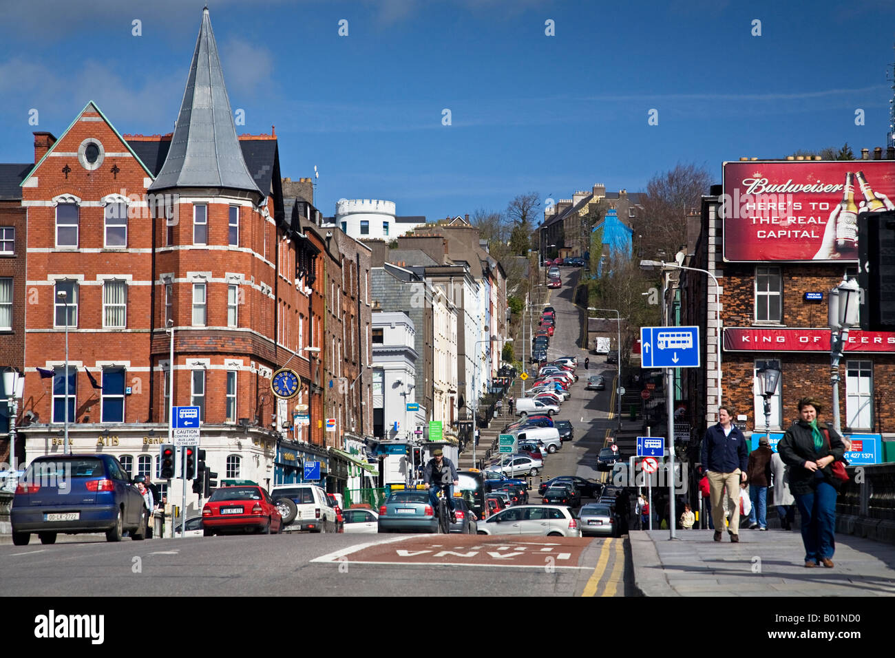 Patrick's Hill Cork City Ireland Stock Photo, Royalty Free Image