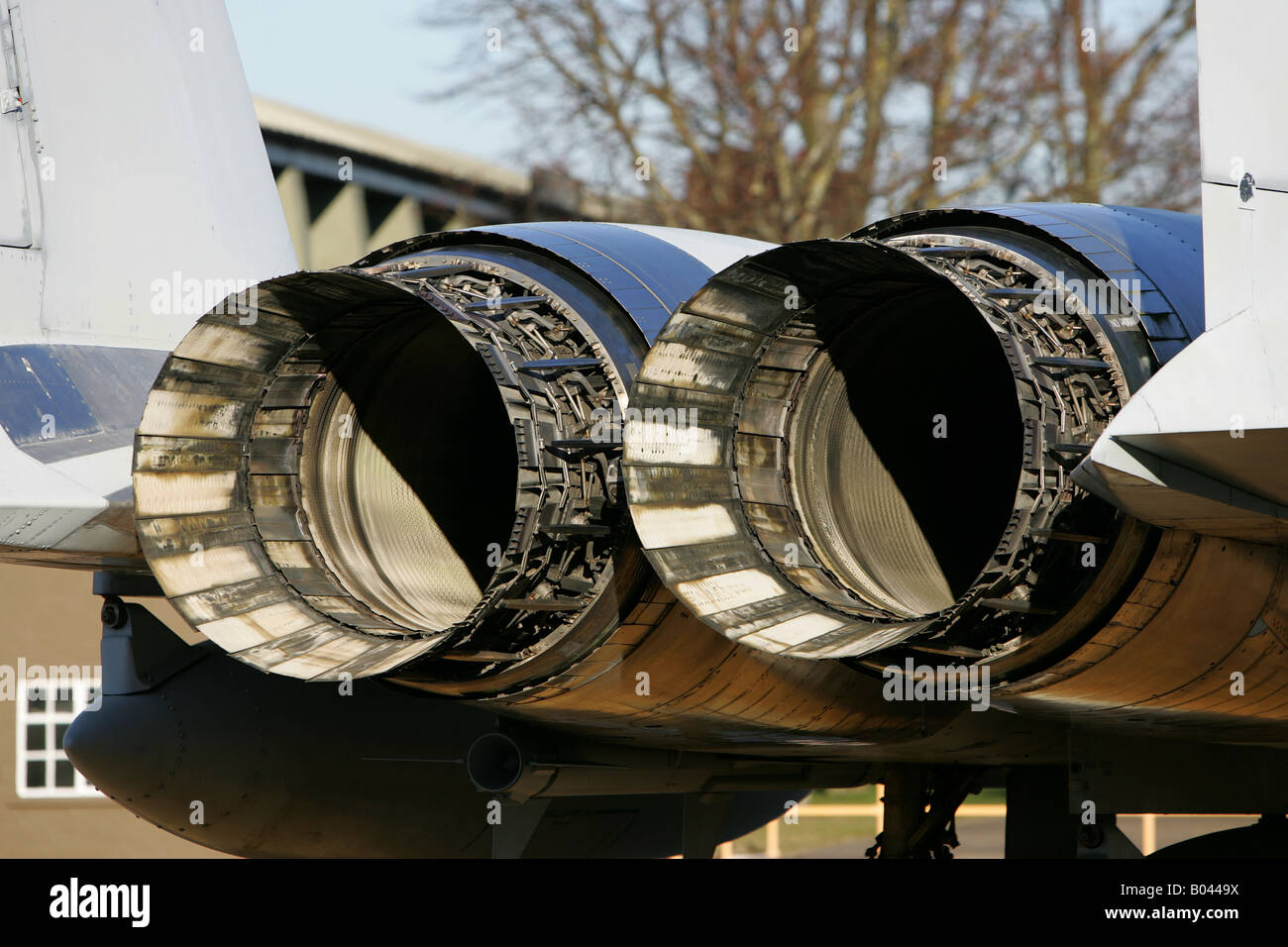 US USA AMERICAN F15 EAGLE JET ENGINE FIGHTER IMPERIAL WAR Stock Photo