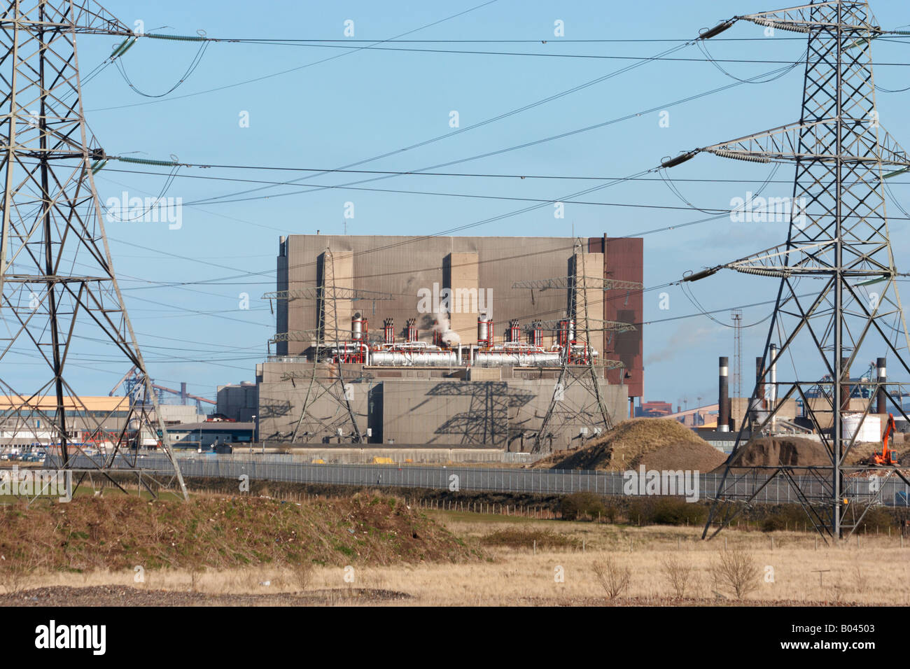 Hartlepool advanced gascooled reactor nuclear power station near Stock