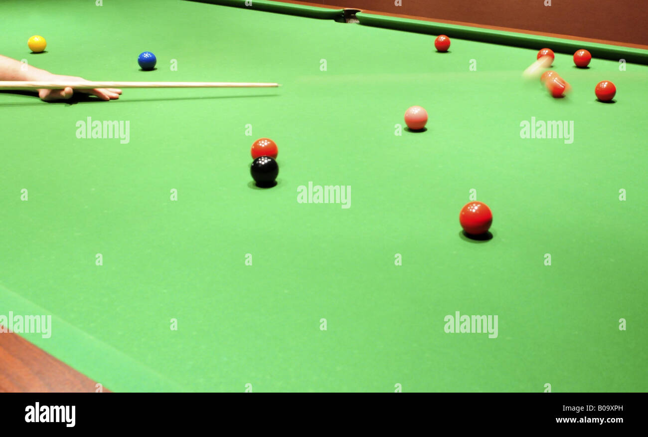 snooker, playing red ball Stockfoto, Lizenzfreies Bild 17428953 Alamy