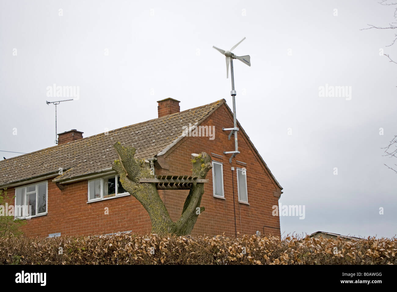 Windsave roof mounted up wind turbine Bewdley Worcestershire UK Stock Photo 17449952 Alamy