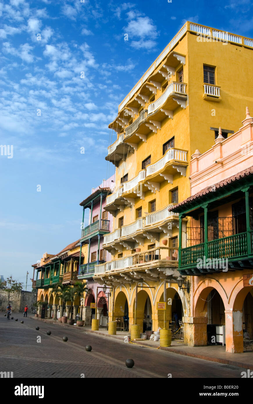 Plaza de los Coches, Cartagena de Indias, Colombia Stock Photo, Royalty