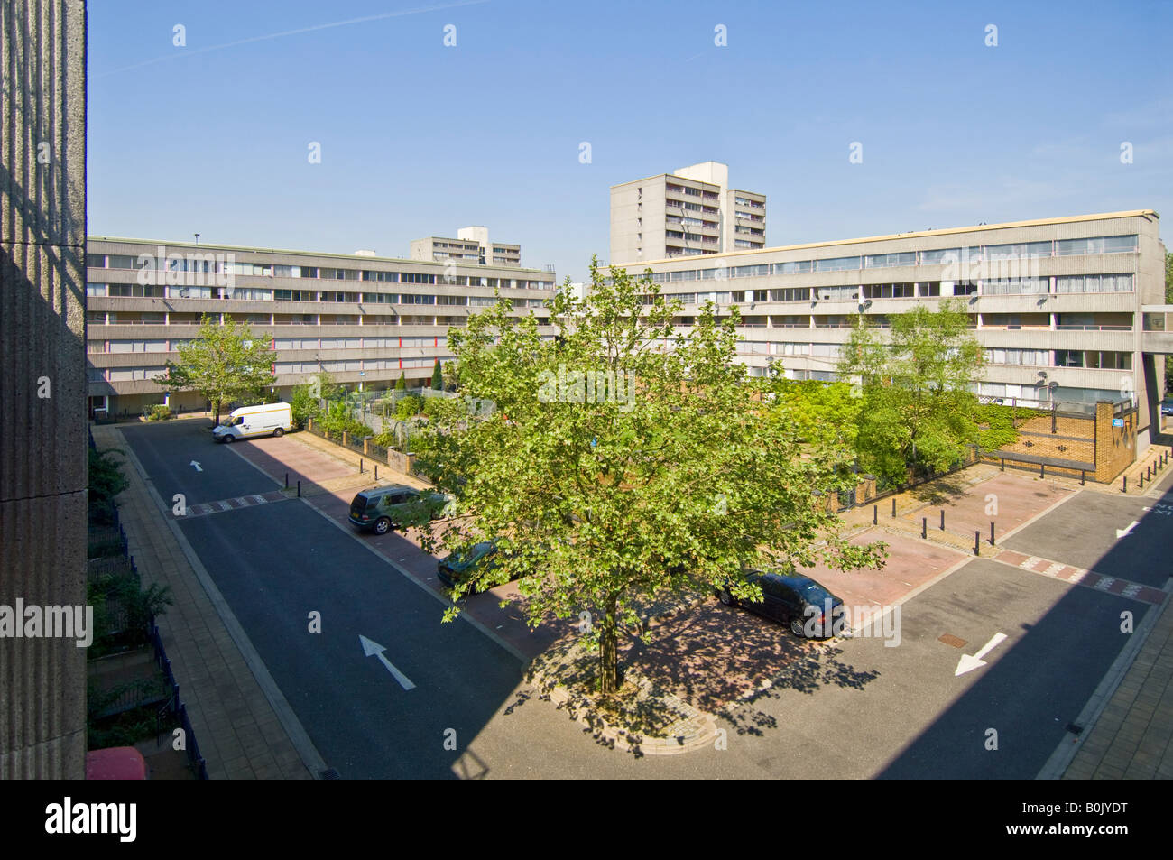 A view on the infamous Ferrier estate in Kidbrooke, London Stock Photo