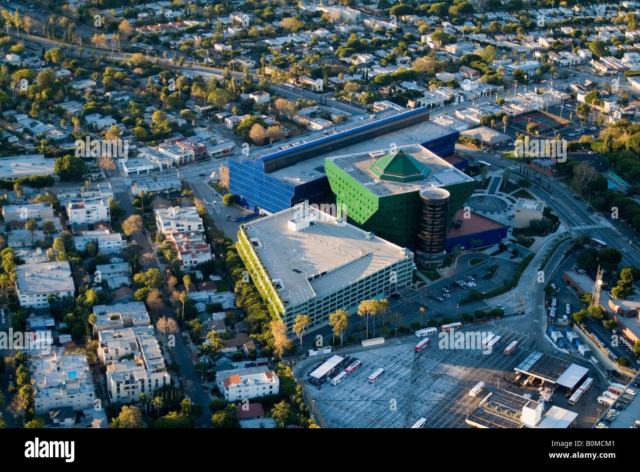 Aerial View Of Pacific Design Center Los Angeles California Usa