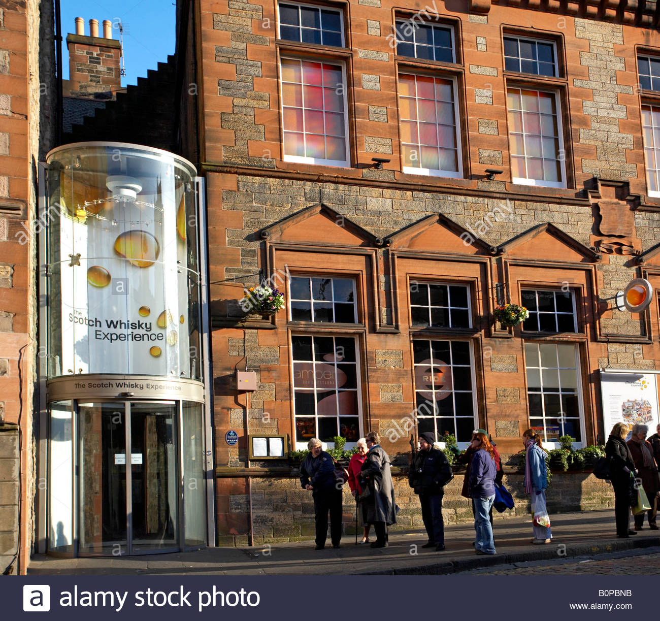 Scotch Whisky Experience, Royal Mile Edinburgh, SCOTLAND Stock Photo