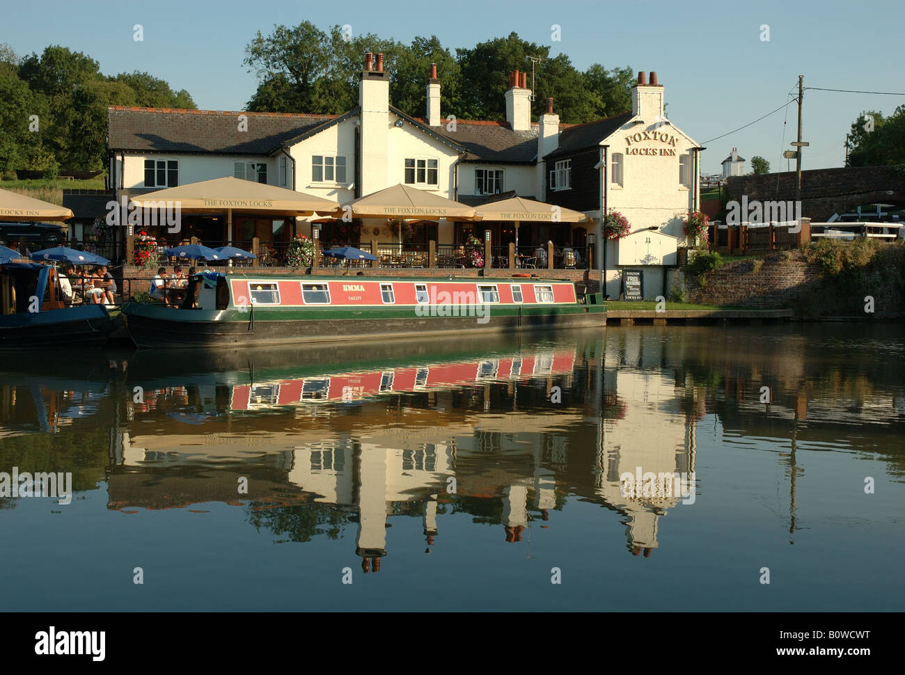 Foxton Locks Inn, Foxton, Leicestershire, England, UK Stock Photo
