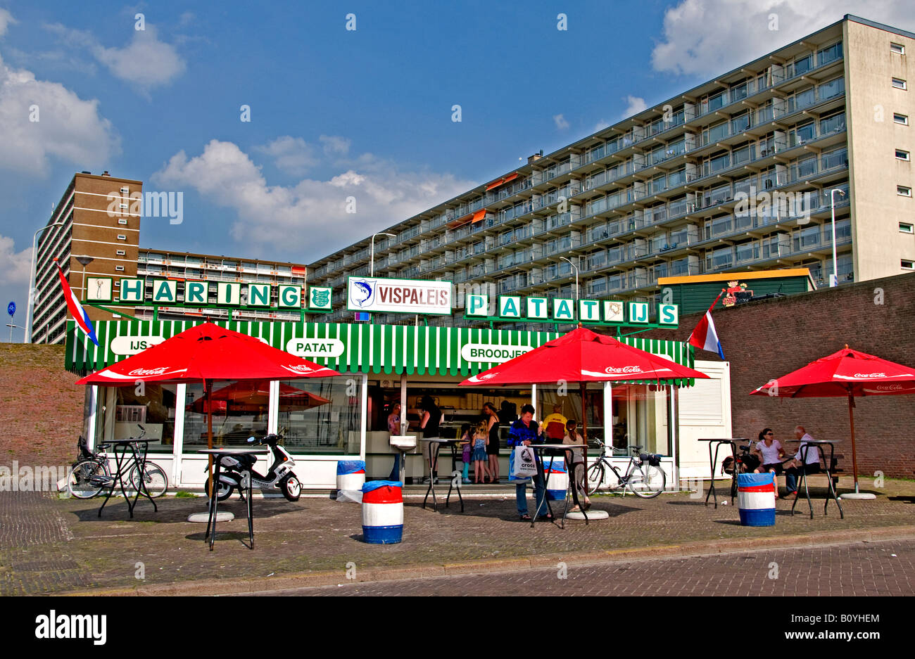 Snack Bar Scheveningen Netherlands the Hague South Holland Dutch Port