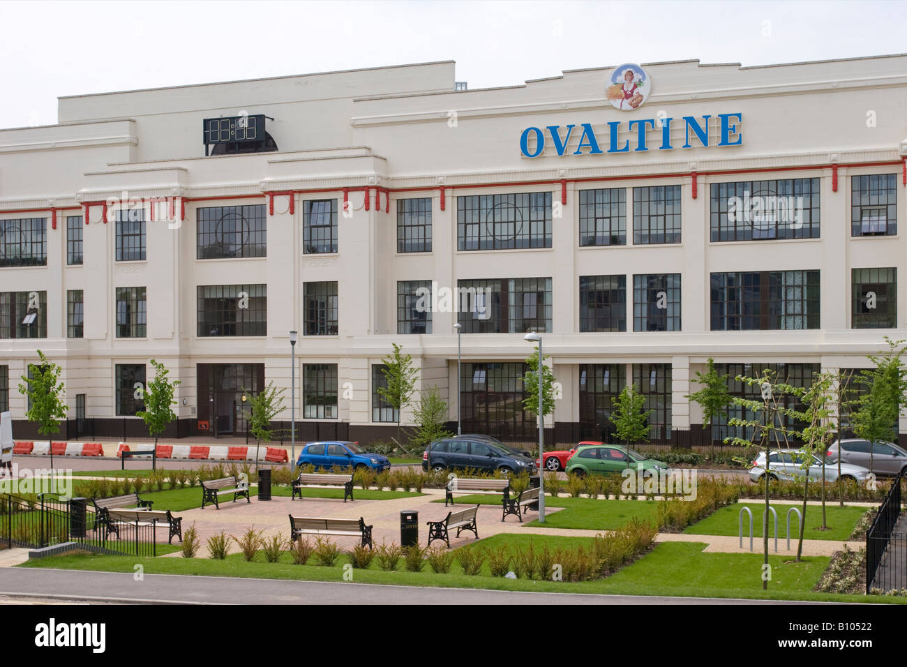 Former Ovaltine Factory Converted in flats Kings Langley Stock Photo