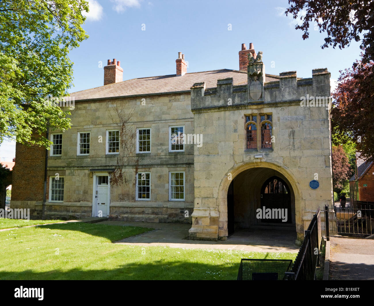 Manor House, Howden, East Yorkshire, UK Stock Photo, Royalty