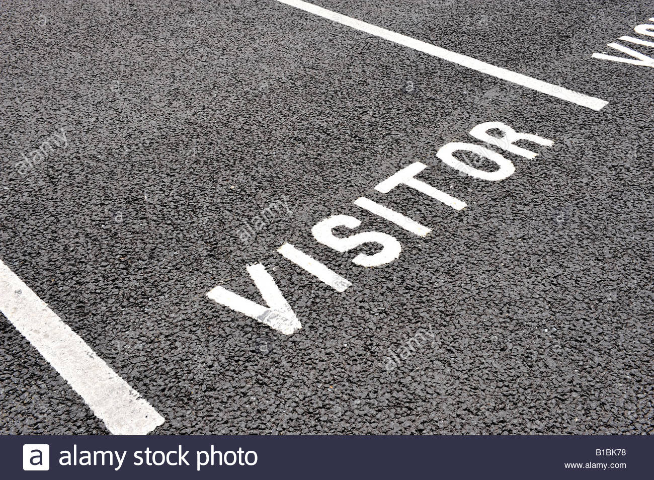 Visitor Parking Space Stock Photo, Royalty Free Image 18081596 Alamy