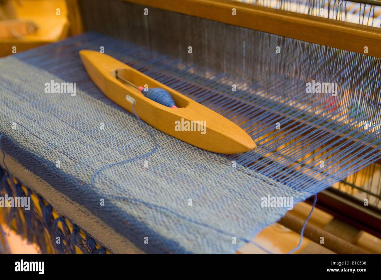 Weaving Loom and shuttle Stock Photo, Royalty Free Image 18092460 Alamy