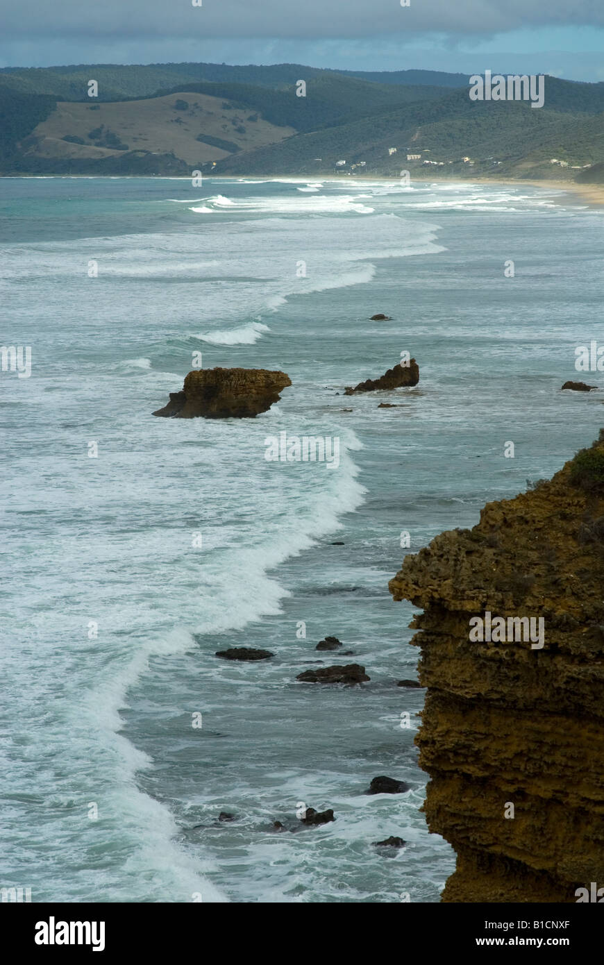 Part Of The Twelve Apostles Rock Formations Along The Great Ocean Road