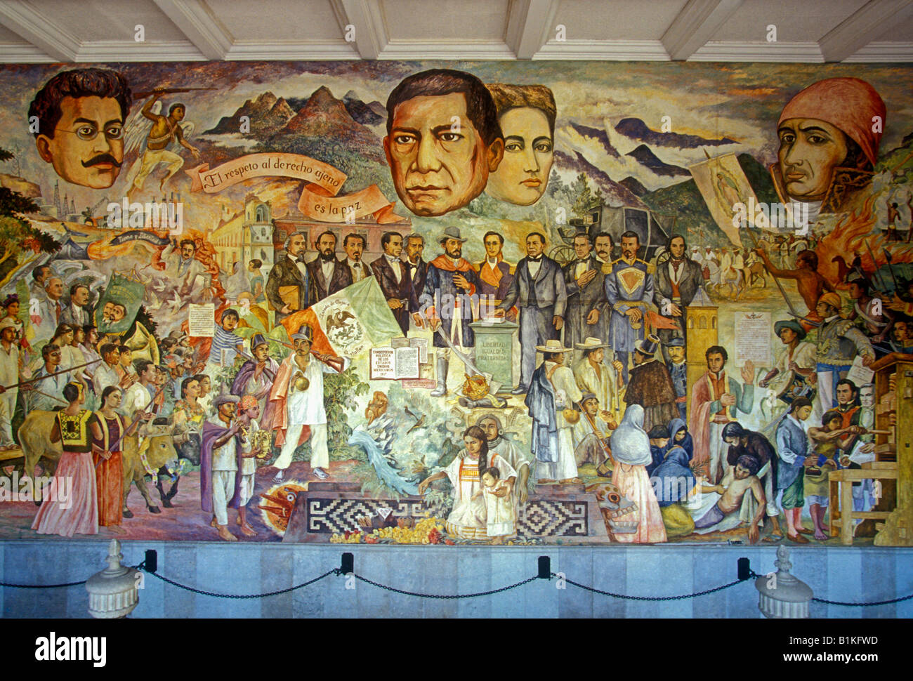 mural, Epoca de Reforma, muralist, Arturo Garcia Bustos, Government