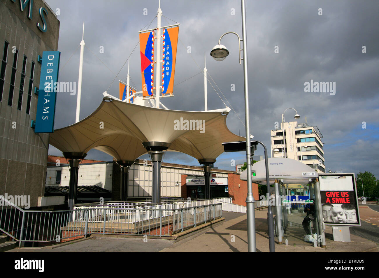 The parade shopping centre Swindon town centre shops Wiltshire South