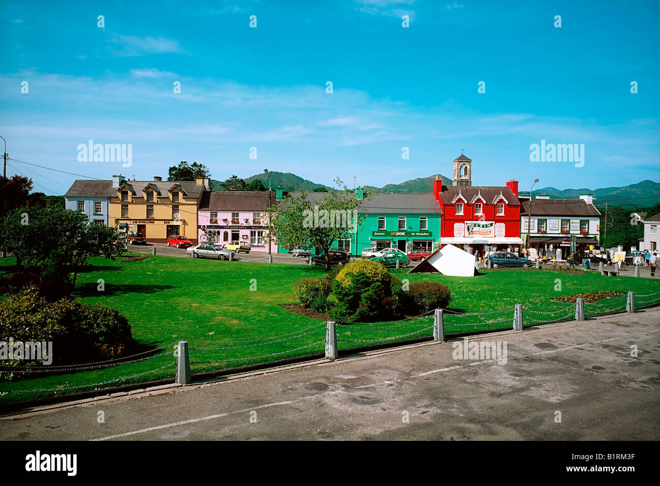 Sneem, Co Kerry, Ireland Stock Photo, Royalty Free Image 18345699 Alamy