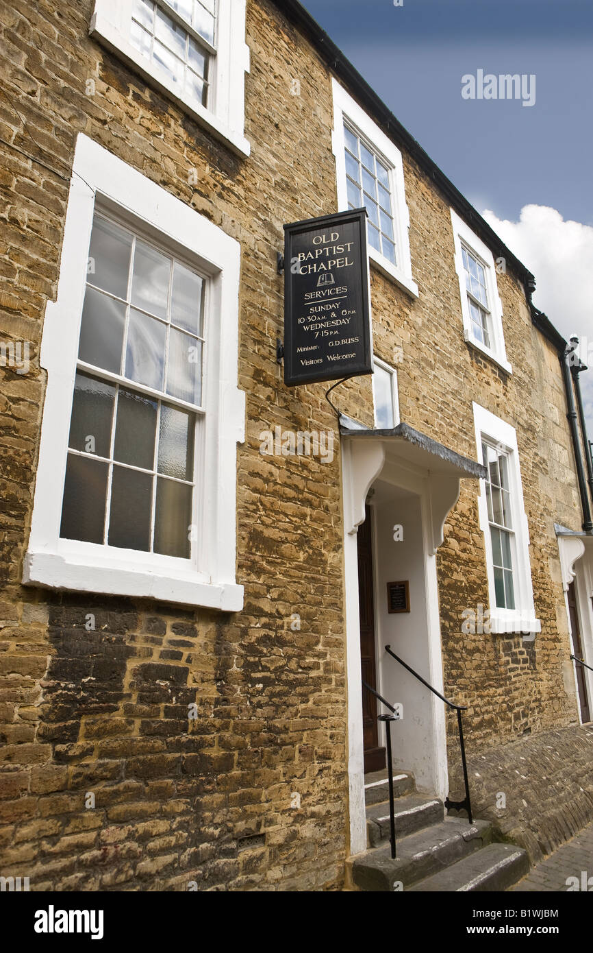 The Old Baptist Chapel in Chapel Lane Chippenham Wiltshire Stock Photo