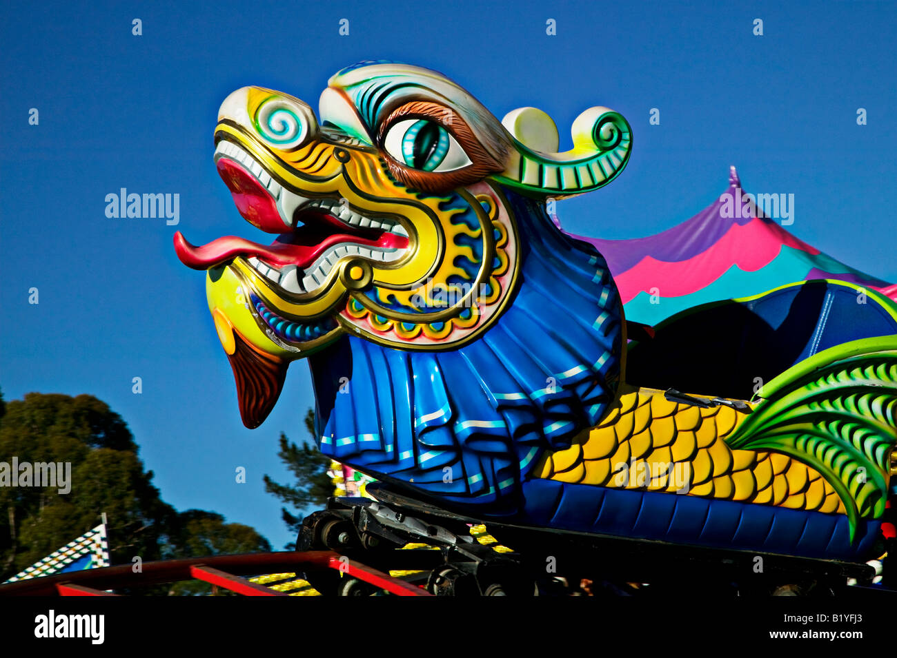 Dragon roller coaster Stock Photo, Royalty Free Image 18429995 Alamy