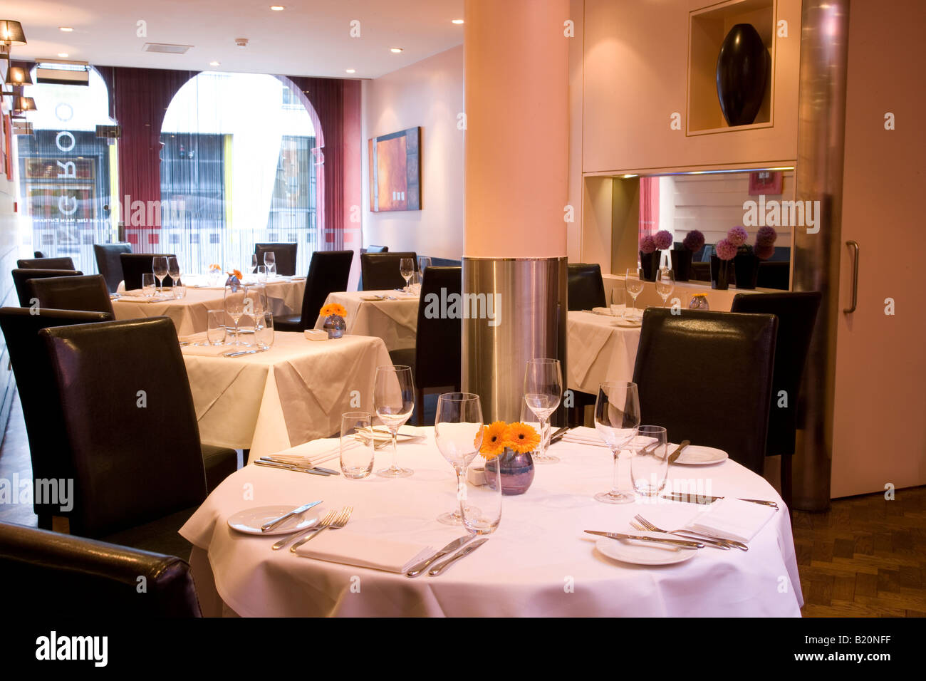 The Clerkenwell Dining Room Restaurant London Stock Photo Royalty