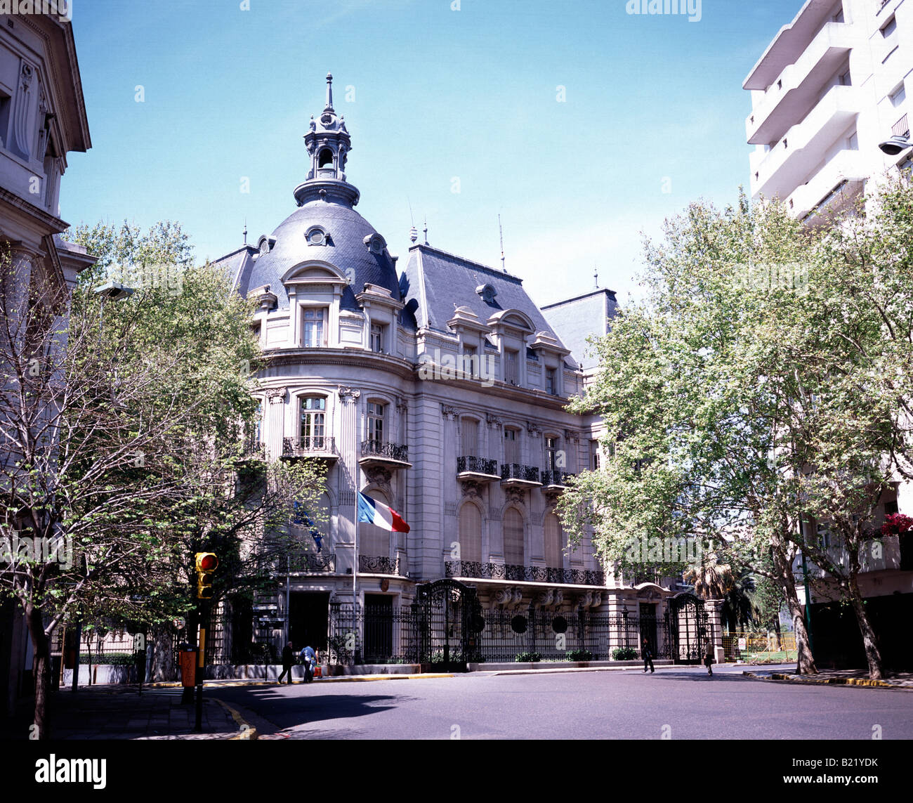 The French Embassy in Buenos Aires Argentina Stock Photo, Royalty Free
