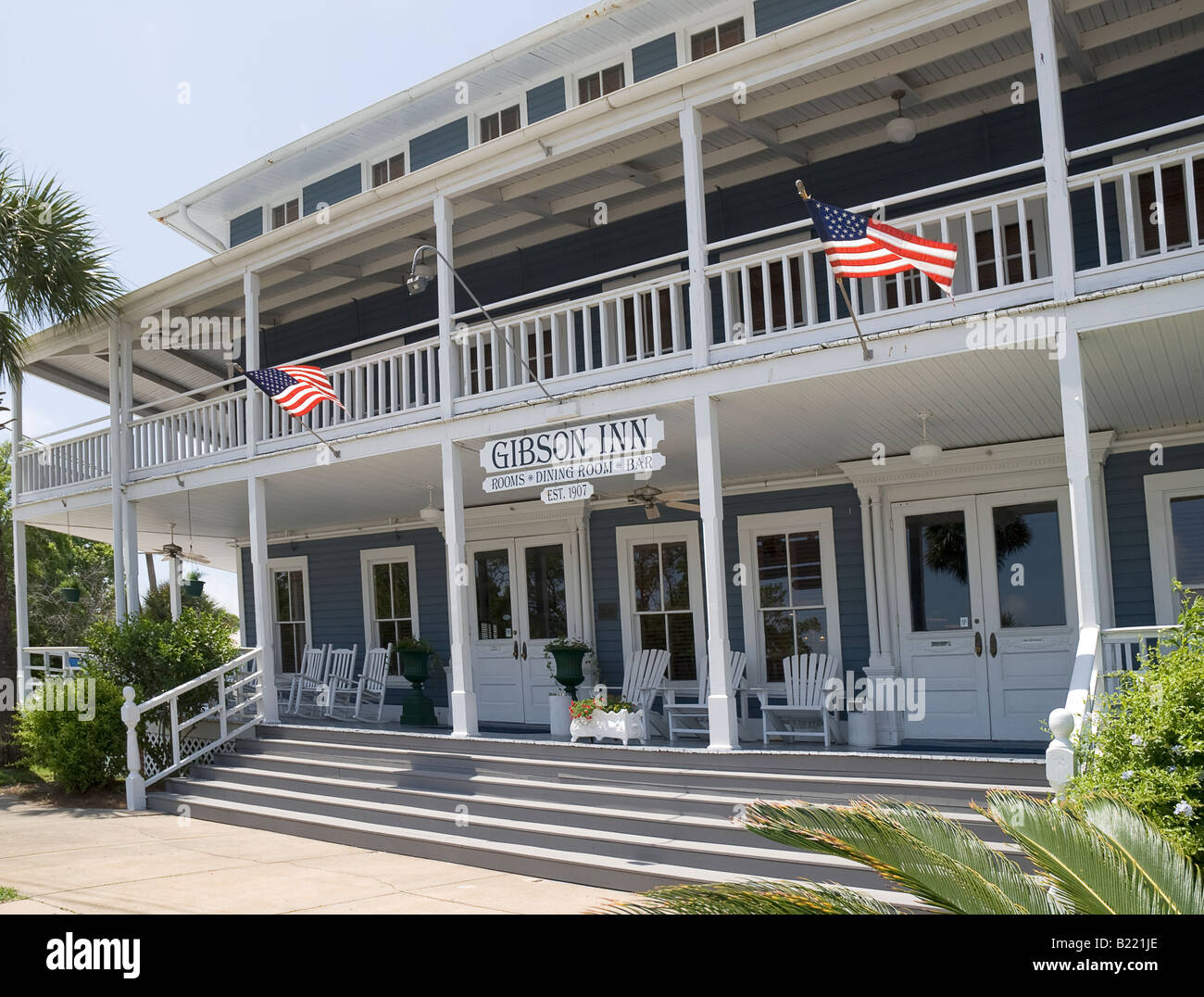 The Gibson Inn Apalachicola Florida Stock Photo, Royalty Free Image