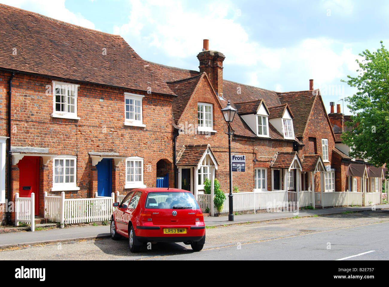 Terraced cottages, Windsor End, Beaconsfield Old Town, Beaconsfield