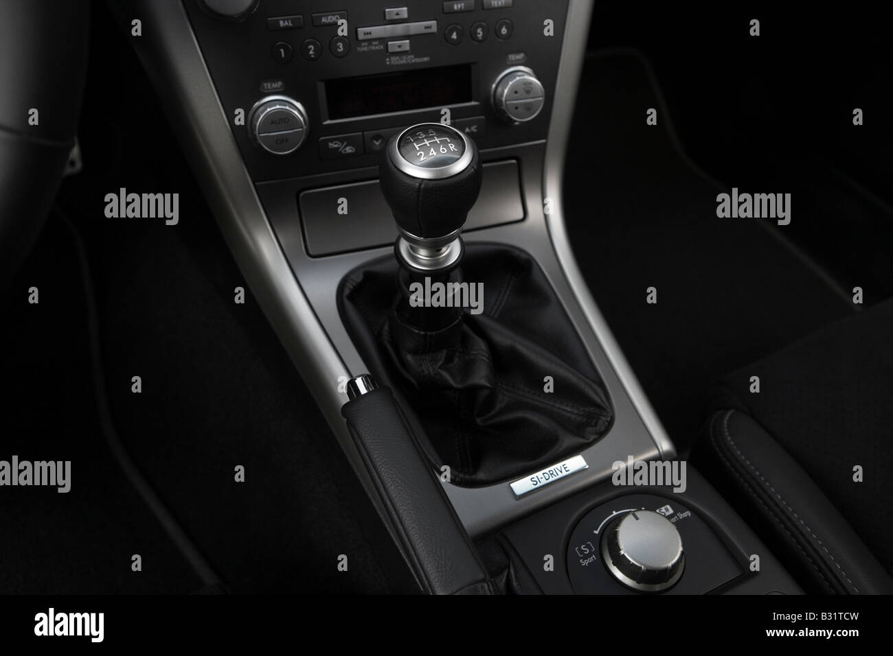 2009 Subaru Legacy 2.5 GT Spec B in Black Gear shifter/center Stock