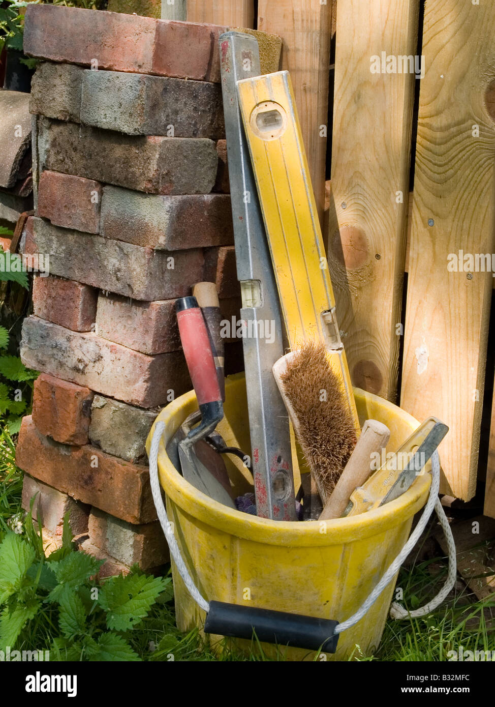 bricklayers-tools-builders-tools-stock-photo-royalty-free-image-19114352-alamy