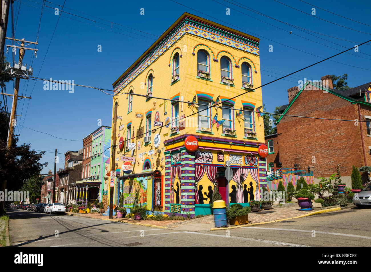 Colorful House colorful house in mexican war streets neighborhood pittsburgh Colorful House colorful house in mexican war streets neighborhood pittsburgh