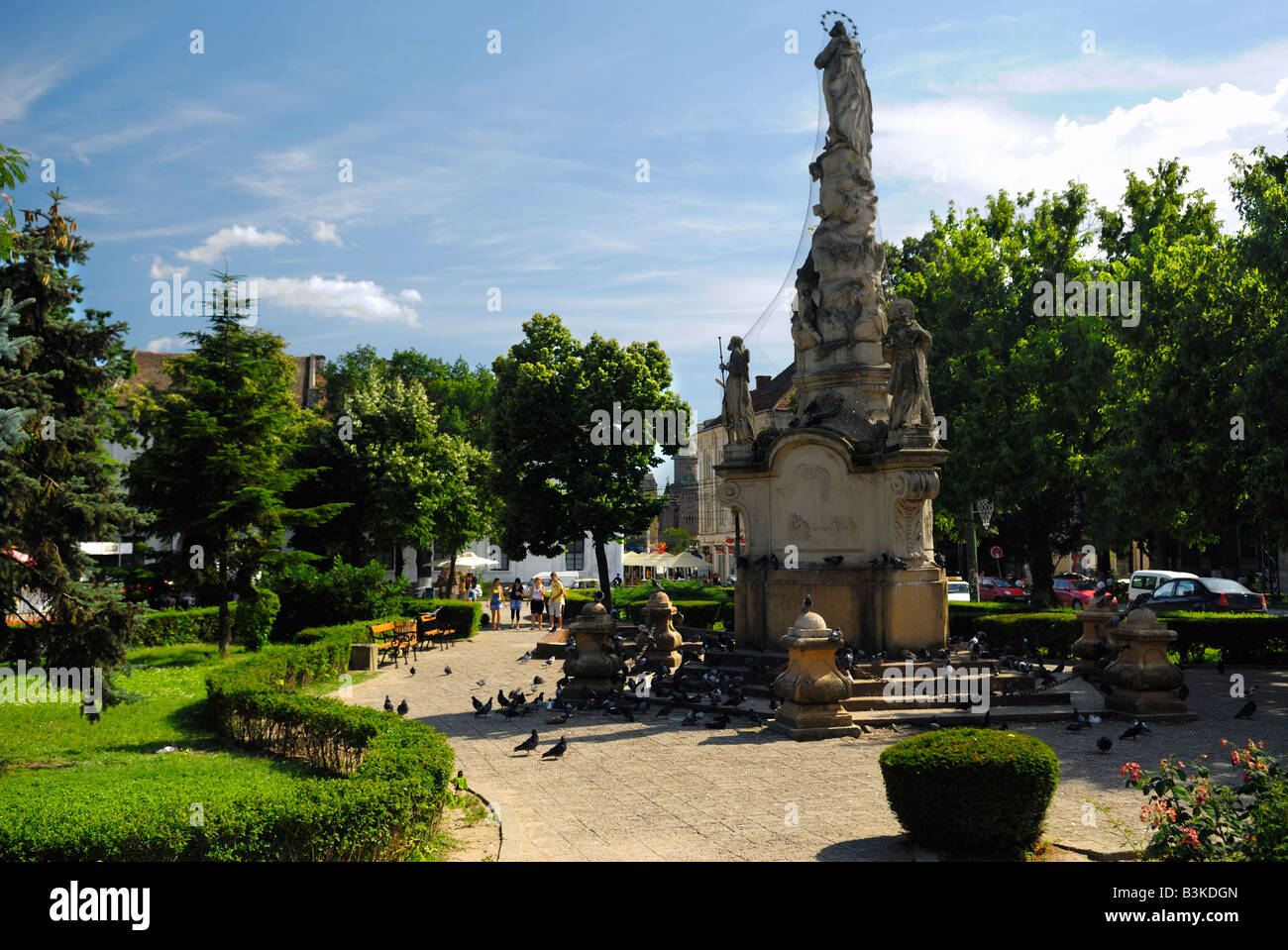 Fountain on Piata Libertatii Timisoara Romania Stock Photo, Royalty Free Image 19482085 Alamy