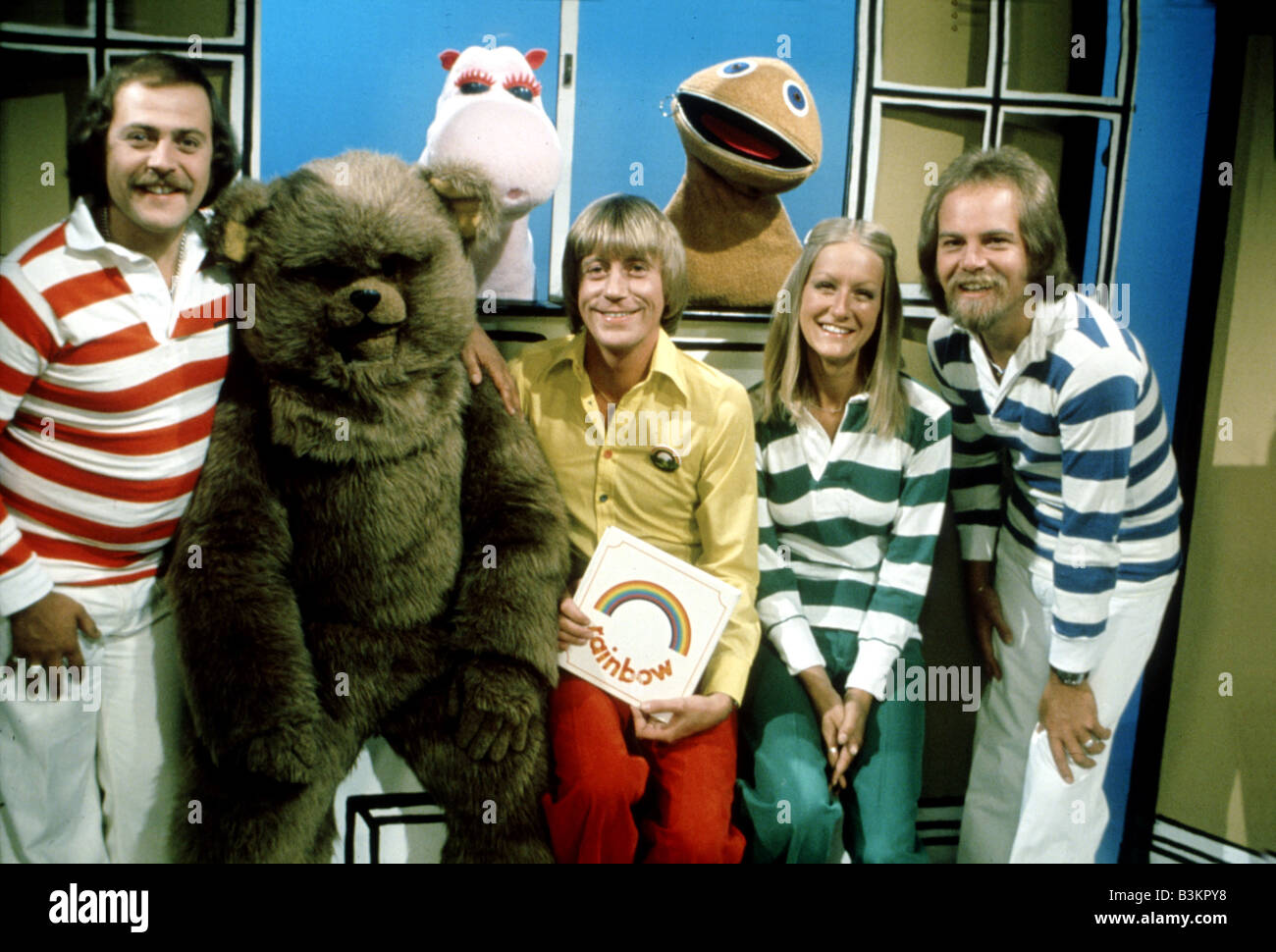 RAINBOW UK TV childrens programme on UK ITV from 1972 to 1992 see