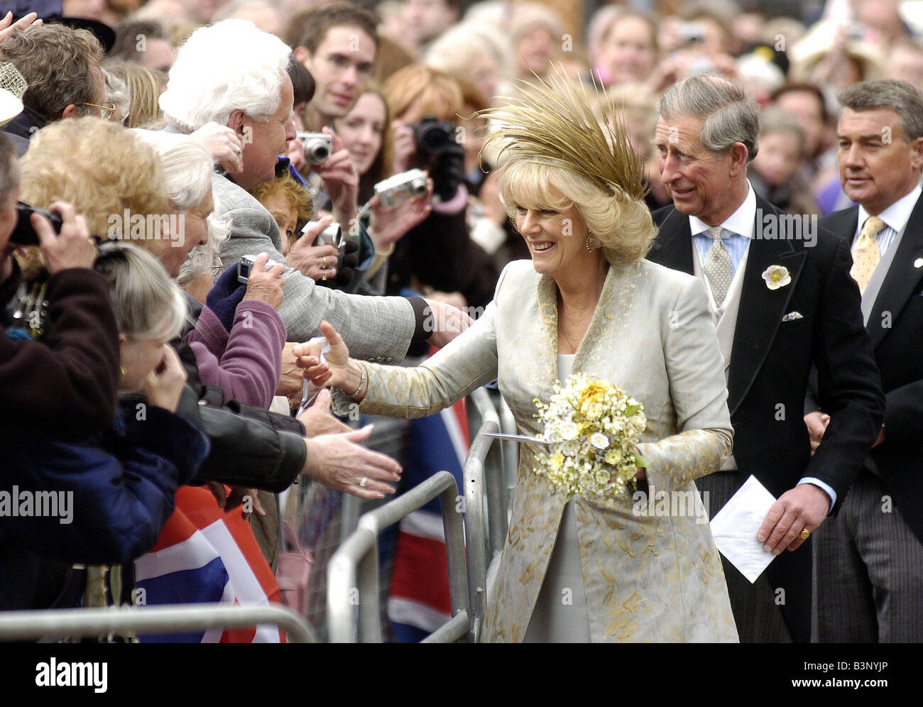 The wedding of HRH Prince Charles and Camilla Parker Bowles at Stock