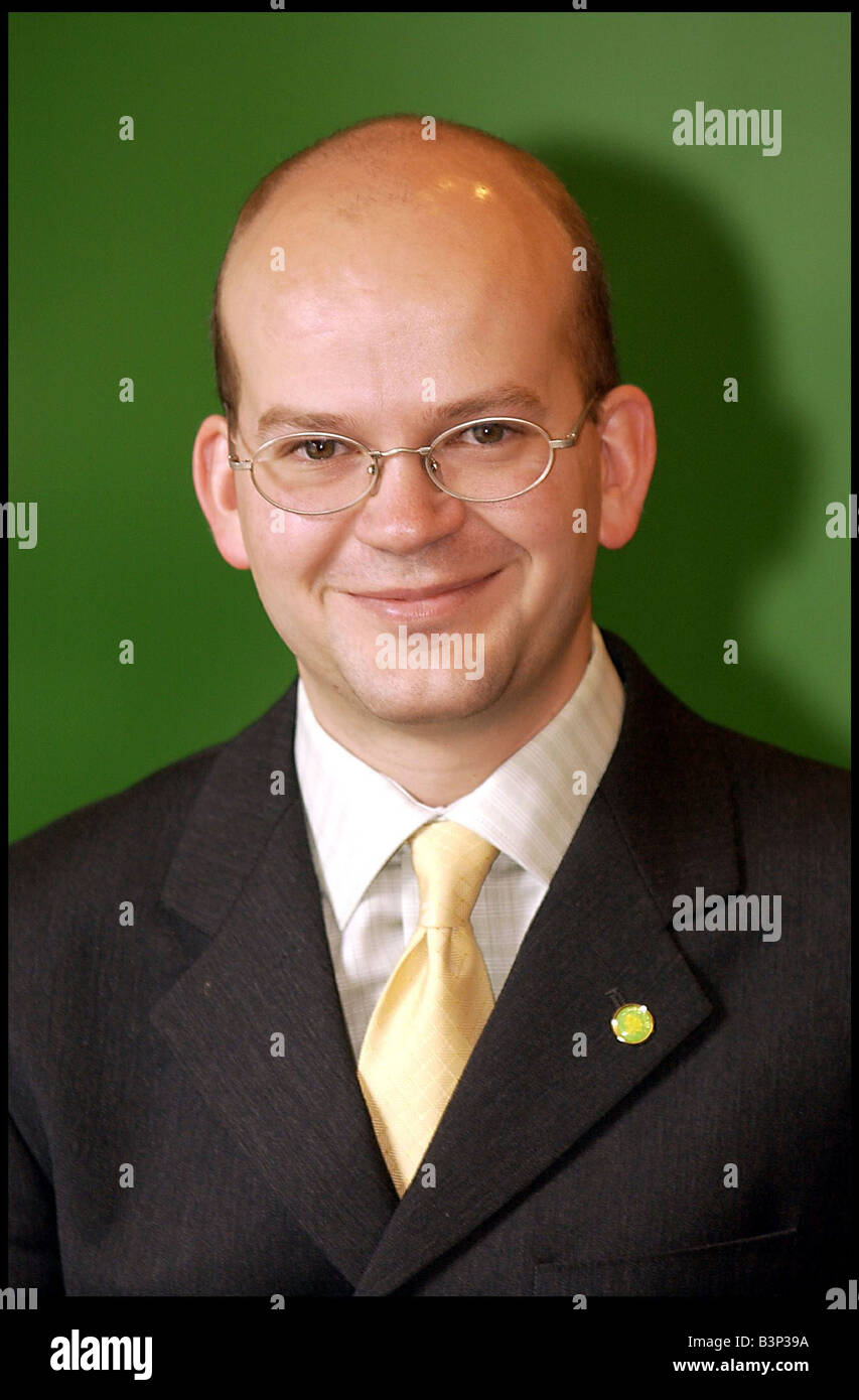 <b>Mark Ballard</b> MSP May 2003 Green Party Stock Photo - mark-ballard-msp-may-2003-green-party-B3P39A