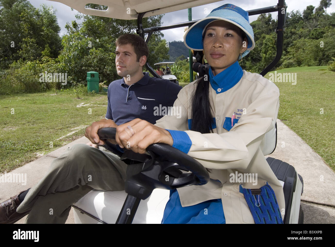 Golf caddies. Phuket Thailand Stock Photo 19646099 Alamy