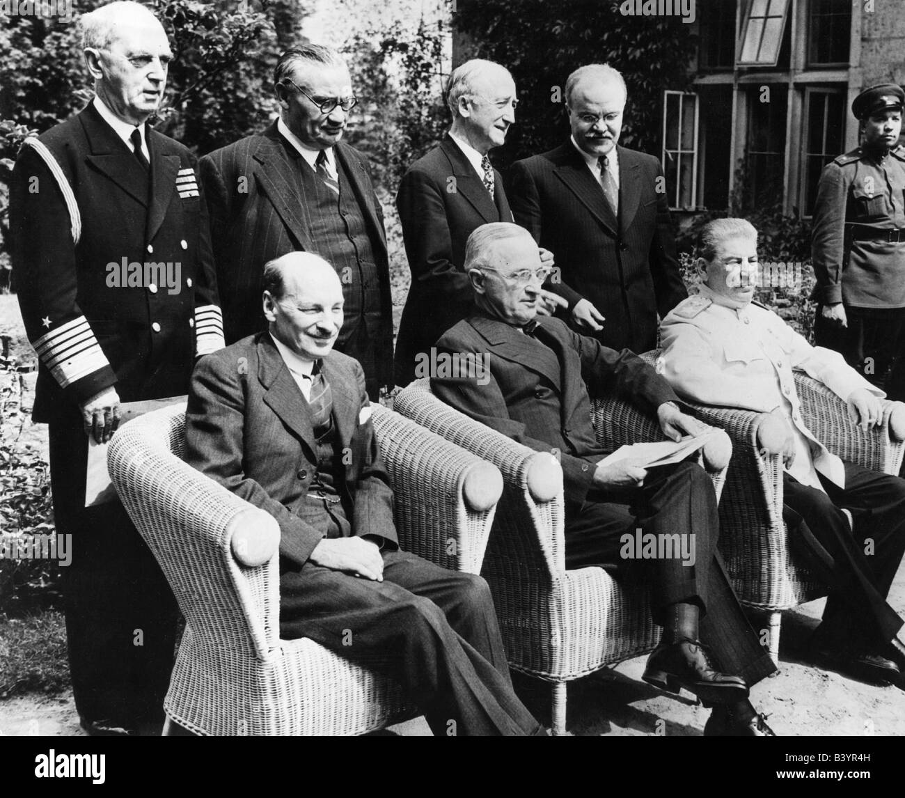 events, Second World War / WWII, conferences, Potsdam Conference Stock
