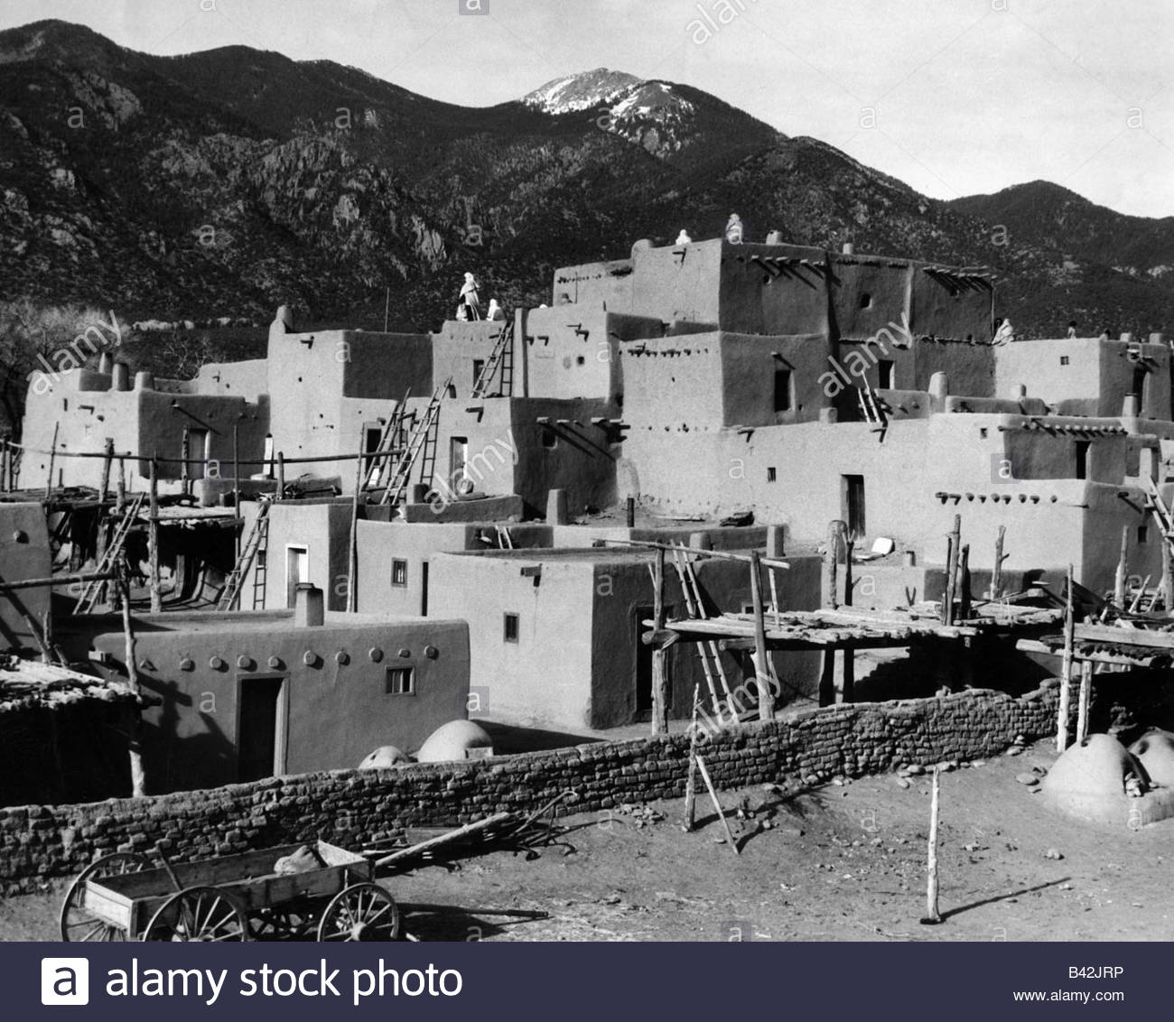 1950s Houses geography / travel, mexico, pueblo, city views, typical houses 1950s Houses geography / travel, mexico, pueblo, city views, typical houses